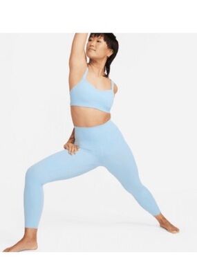 Nike Zenvy Women's High-Waist Leggings - Light Armory (powder blue color) (xs)